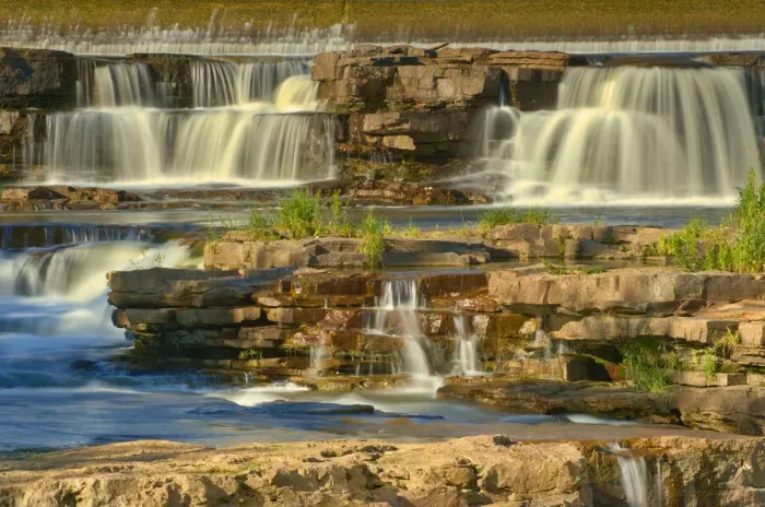 Framed Print : Canada, Ontario, Carleton Place. Mississippi River waterfalls