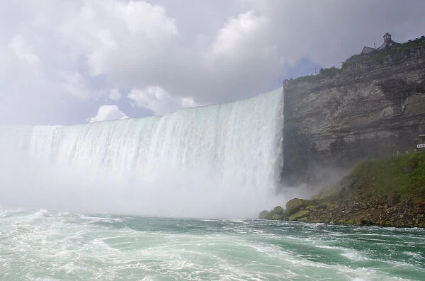 Canada, Ontario, Niagara Falls. Canadian side scenic view of the waterfalls