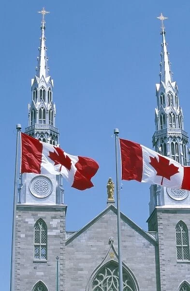 Canada, Ontario, Ottawa. Cathedral Basilica of Notre Dame