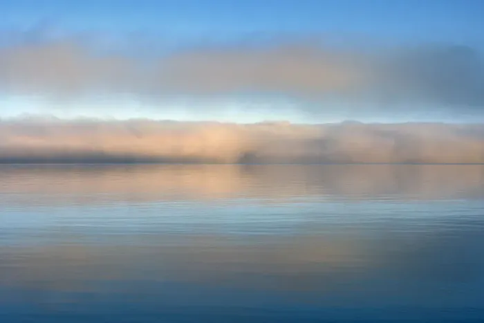 Framed Print : Canada, Ontario, Rossport. Fog on Lake Superior at sunrise Framed Print : Canada, Ontario, Rossport. Fog on Lake Superior at sunrise