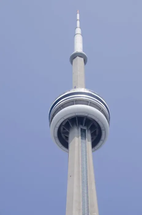 Framed Print : Canada, Ontario, Toronto. Downtown CN Tower, rooftop view Framed Print : Canada, Ontario, Toronto. Downtown CN Tower, rooftop view