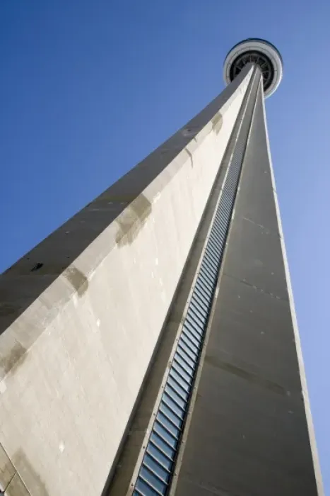 Framed Print : Canada, Ontario, Toronto. View looking up at CN Tower, worlds tallest structure of 1, 815 feet Framed Print : Canada, Ontario, Toronto. View looking up at CN Tower, worlds tallest structure of 1, 815 feet