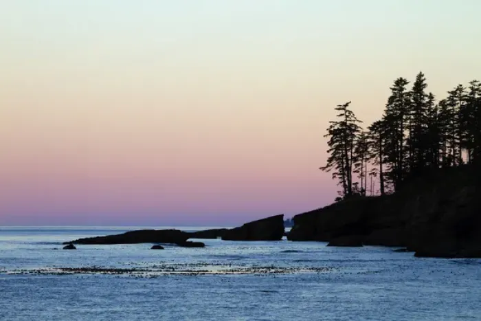 Framed Print : Canada, Pacific Rim National Park Reserve; West Coast Trail, Sunrise, from Tsusiat Framed Print : Canada, Pacific Rim National Park Reserve; West Coast Trail, Sunrise, from Tsusiat
