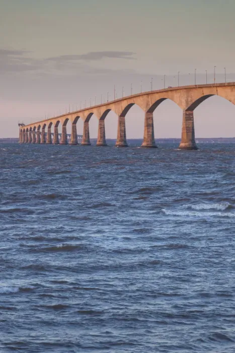Framed Print : Canada, Prince Edward Island, Borden. Confederation Bridge Framed Print : Canada, Prince Edward Island, Borden. Confederation Bridge