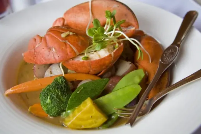 Framed Print : Canada, Prince Edward Island, Dalvay-by-the-sea. Lobster dish at the Dalvay-by-the-sea Historic Inn Framed Print : Canada, Prince Edward Island, Dalvay-by-the-sea. Lobster dish at the Dalvay-by-the-sea Historic Inn