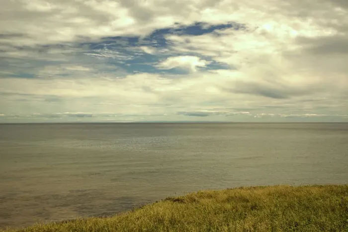 Framed Print : Canada, Prince Edward Island. Horizon over ocean Framed Print : Canada, Prince Edward Island. Horizon over ocean