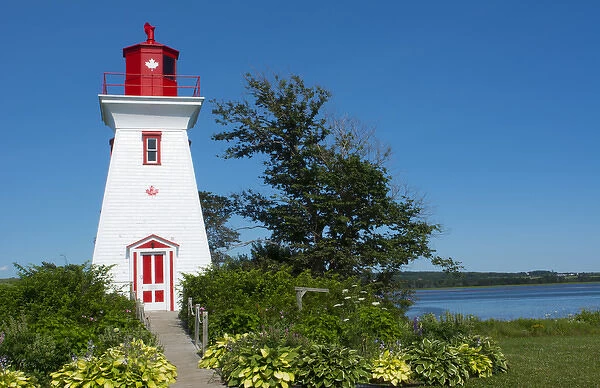 Canada Prince Edward Island, P. E. I. Victoria beautiful old Lighthouse called Victoria