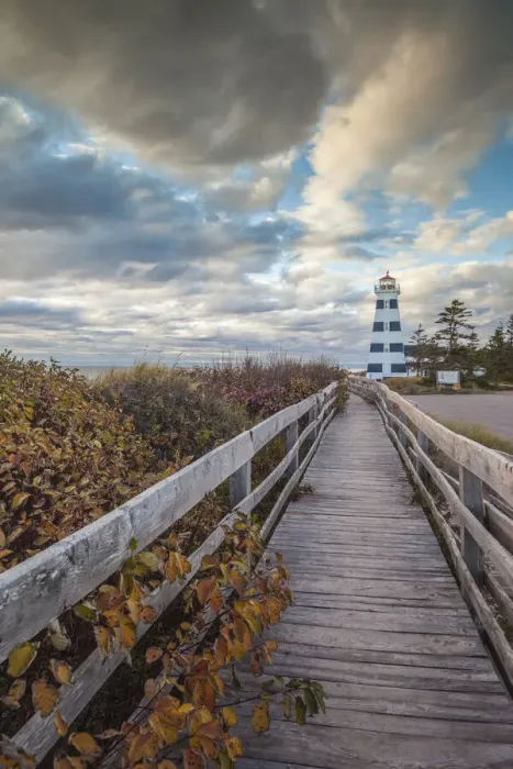 Framed Print : Canada, Prince Edward Island, West Point Lighthouse