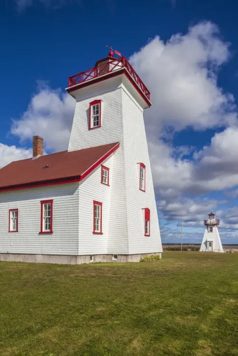 Framed Print : Canada, Prince Edward Island, Wood Islands Lighthouse Framed Print : Canada, Prince Edward Island, Wood Islands Lighthouse