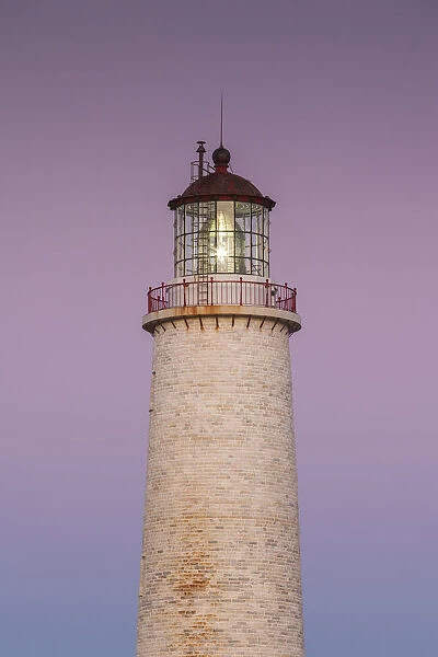Canada, Quebec, Cap-des-Rosiers. Cap-des-Rosiers Lighthouse