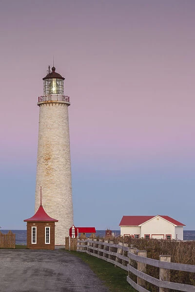 Canada, Quebec, Cap-des-Rosiers. Cap-des-Rosiers Lighthouse