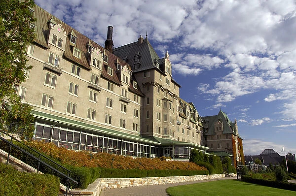 Canada, Quebec. Charlevoix region, Pointe-au-Pic, hotel Fairmont Le Manoir Richelieu