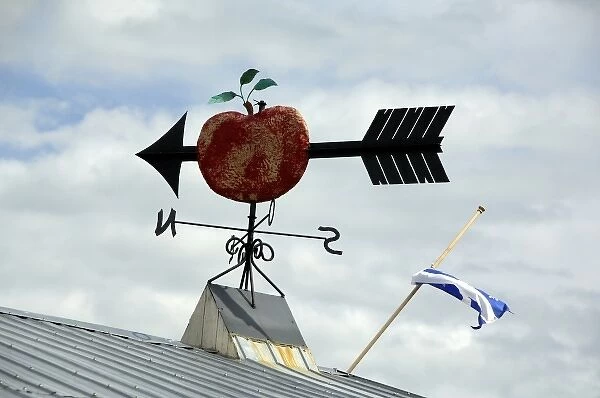 Canada, Quebec, L isle-aux-Coudres, Charlevoix region. Verger Pedneault historic apple orchard