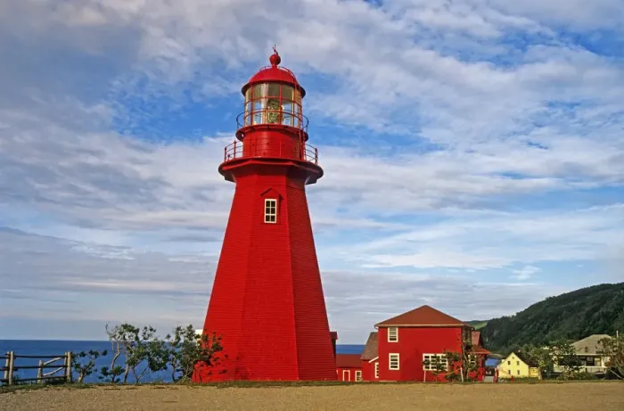 Framed Print : Canada, Quebec, La Martre. Lighthouse on Gaspe Peninsula Framed Print : Canada, Quebec, La Martre. Lighthouse on Gaspe Peninsula