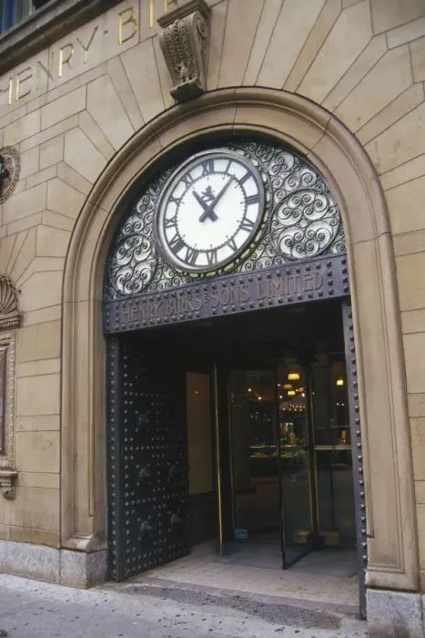 Framed Print : Canada, Quebec, Montreal, entrance of the Henry Birks and Sons building. NR Framed Print : Canada, Quebec, Montreal, entrance of the Henry Birks and Sons building. NR