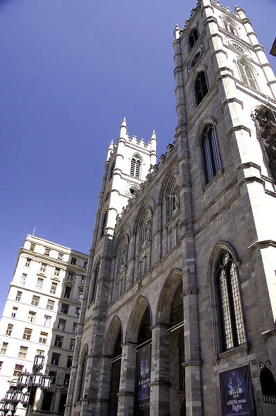 Canada, Quebec, Montreal. Notre Dame Basilica (aka Basilique Notre-Dame-du-Montreal)