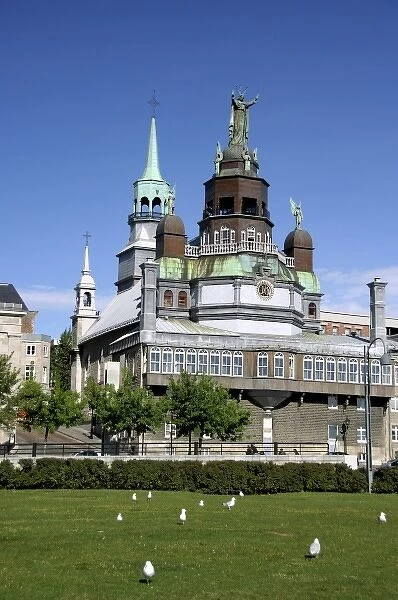 Canada, Quebec, Montreal. Old Montreal, Notre-Dame-de-Bonsecours Chapel & Marguerite-Bourgeoys