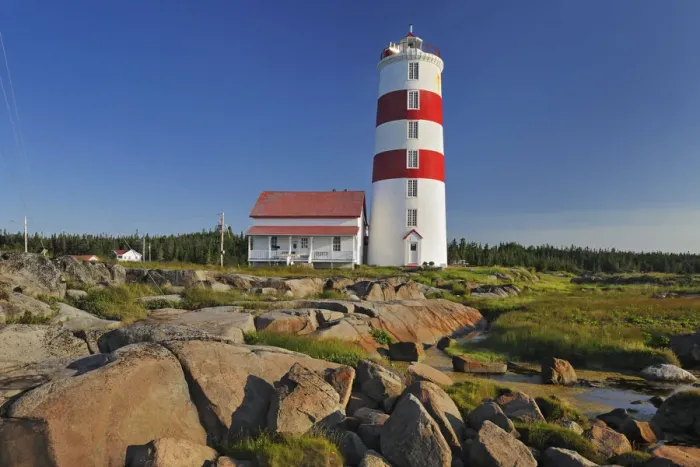 Framed Print : Canada, Quebec, Pointe des Monts. Pointe des Monts Lighthouse Framed Print : Canada, Quebec, Pointe des Monts. Pointe des Monts Lighthouse