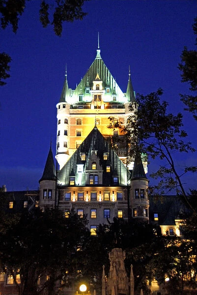 Canada, Quebec, Quebec City. Fairmont Chateau Frontenac. IMAGE RESTRICTED: Not available