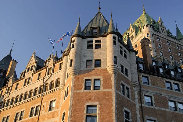 Canada, Quebec, Quebec City. Fairmont Chateau Frontenac. IMAGE RESTRICTED: Not available