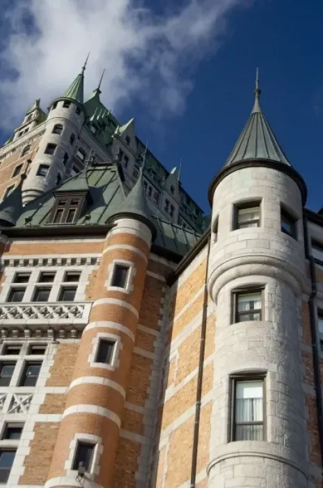 Framed Print : Canada, Quebec, Quebec City. Fairmont Chateau Frontenac