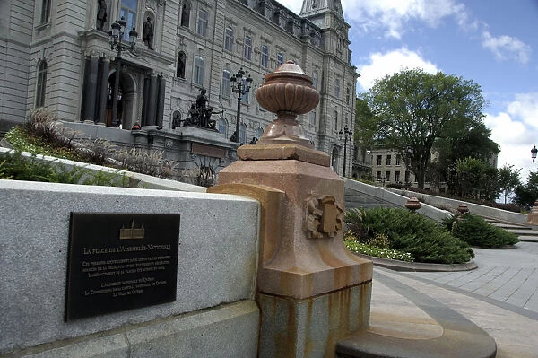 Canada, Quebec, Quebec City. Upper Town, Parliament. IMAGE RESTRICTED: Not available