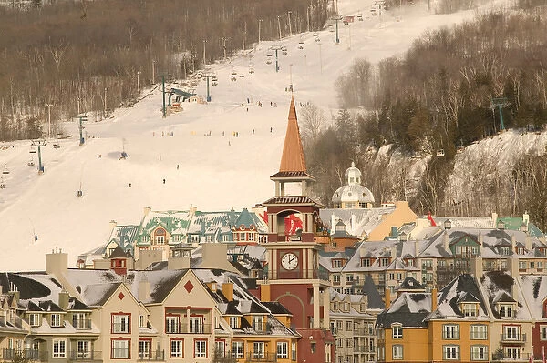 Canada-Quebec-The Laurentians: Mont Tremblant Ski Village-Daytime