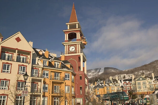 Canada-Quebec-The Laurentians: Mont Tremblant Ski Village-Tremblant Sunstar Hotel Tower