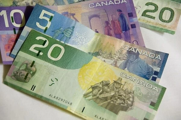 Canadia. Canada. Canadian currency