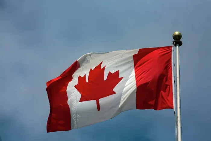 Framed Print : Canadian Flag, Canada