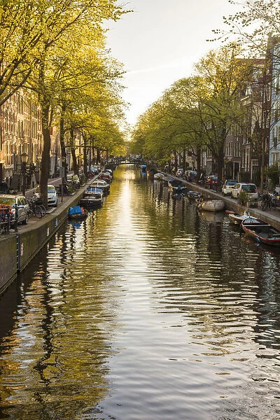 Canal, central Amsterdam, Netherlands