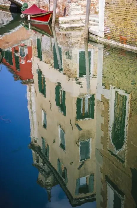 Framed Print : Canal reflections, Venice, Veneto, Italy Framed Print : Canal reflections, Venice, Veneto, Italy