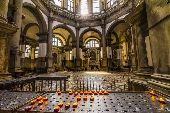 Framed Print : Candles, Santa Maria della Salute Church, Venice, Italy. Competed in 1681 Framed Print : Candles, Santa Maria della Salute Church, Venice, Italy. Competed in 1681