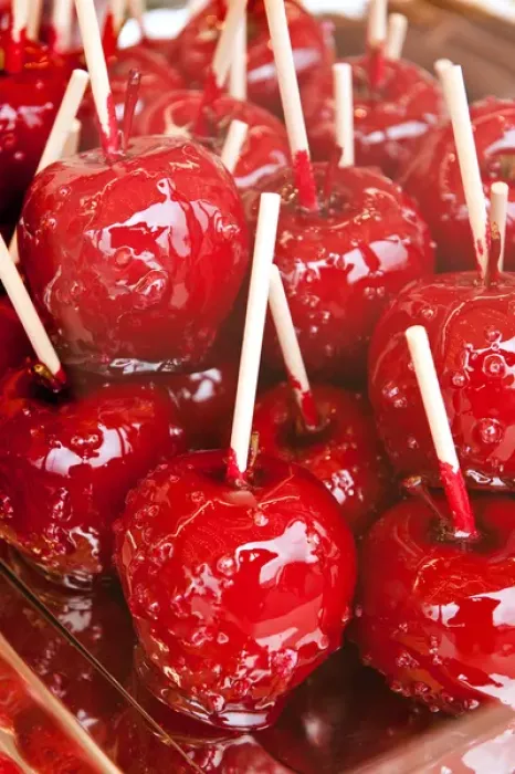 Framed Print : Candy coated fruit at the Stuttgart Beer Festival, Cannstatter Wasen, Stuttgart, Germany