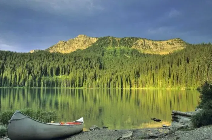 Framed Print : Canoe at Little Framed Print : Canoe at Little