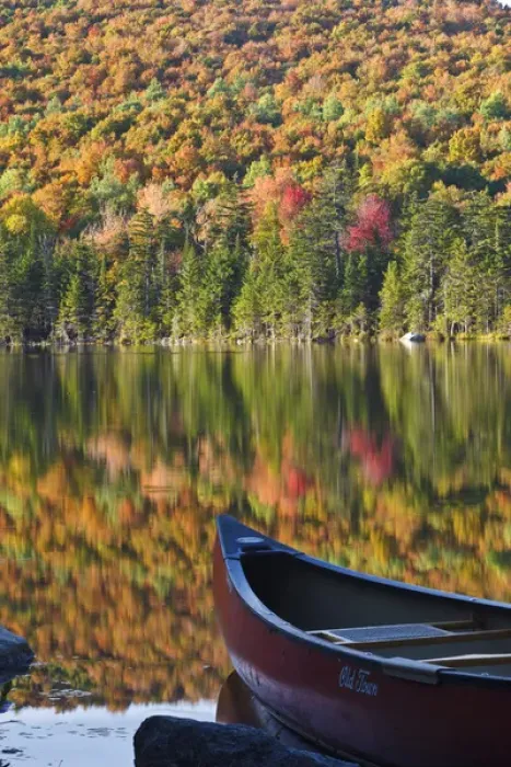 Framed Print : A canoe on the shoreline of Pond of Safety in the Randolph Community Forest Framed Print : A canoe on the shoreline of Pond of Safety in the Randolph Community Forest
