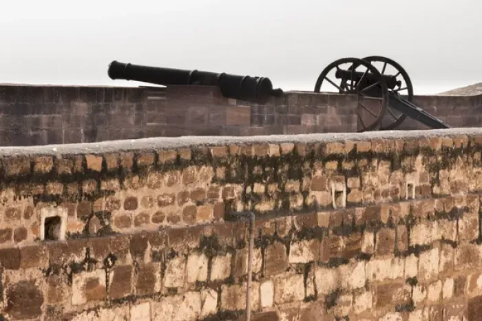 Framed Print : Canon at Mehrangarh Fort. Jodhpur. Rajasthan. India