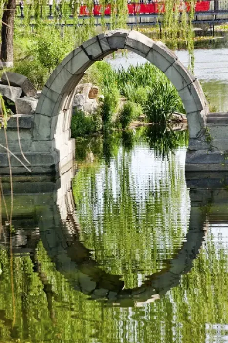 Framed Print : Canqiao Ruined Bridge Yuanming Yuan Old Summer Palace Willows Beijing China Last Framed Print : Canqiao Ruined Bridge Yuanming Yuan Old Summer Palace Willows Beijing China Last