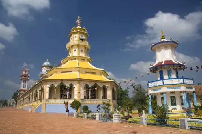 Framed Print : Cao Dai Tay Ninh Holy See in Tay Ninh, Vietnam Framed Print : Cao Dai Tay Ninh Holy See in Tay Ninh, Vietnam