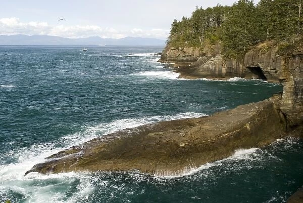 Cape Flattery - northwesternmost point of lower 48 USA. UNESCO World Heritage Site