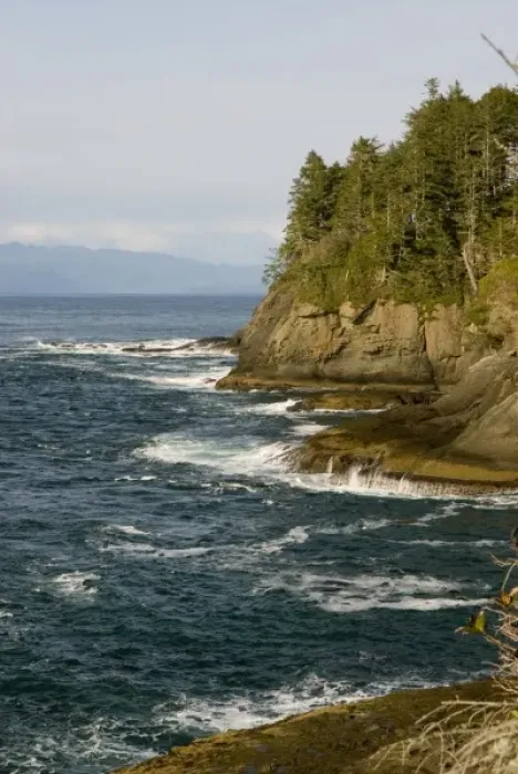 Framed Print : Cape Flattery - northwesternmost point of lower 48 USA. UNESCO World Heritage Site