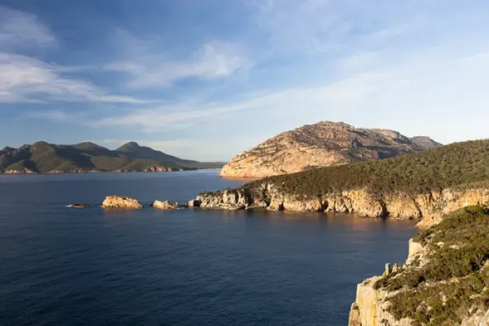 Framed Print : Cape Tourville in Freycinet National Park, Tasmania. Australia, Tasmania, February