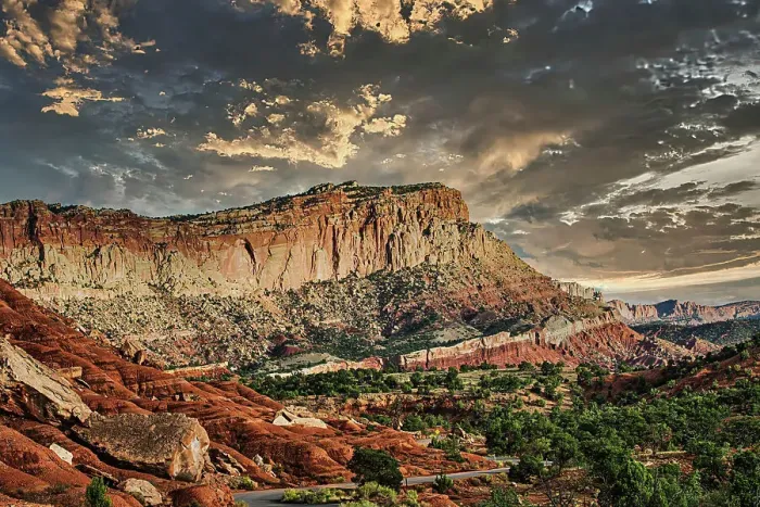 Framed Print : Capitol Reef National Park