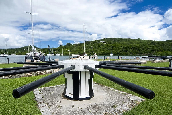 A Capstan, Nelsons Dockyard, Antigua, West Indies, Caribbean, Central America