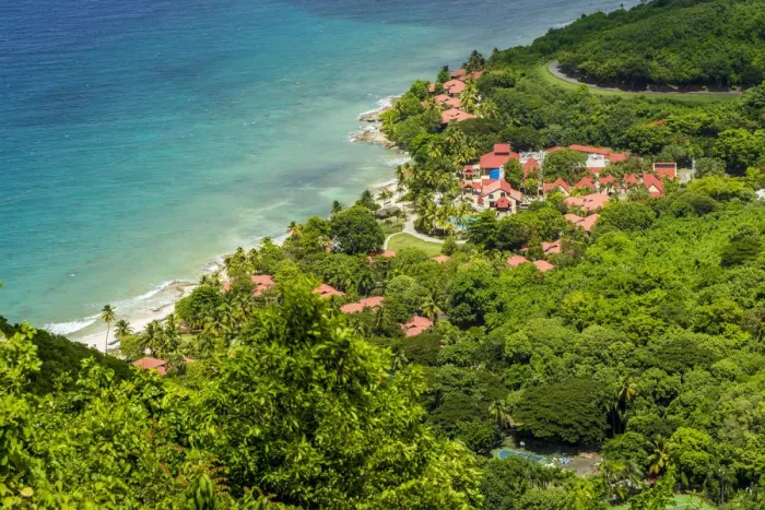 Framed Print : Carambola Beach Resort, St. Croix, US Virgin Islands