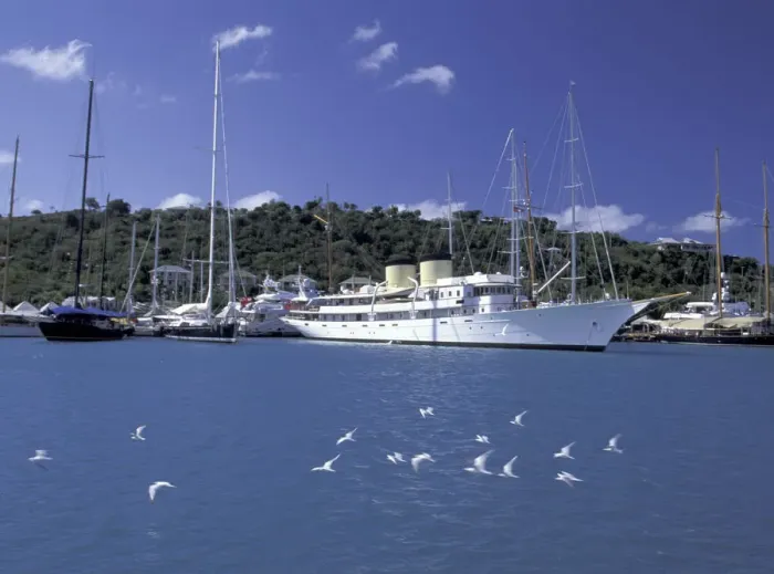 Framed Print : Caribbean, Antigua & Barbuda, Antigua, English Harbour Morning view of yacht harbor Framed Print : Caribbean, Antigua & Barbuda, Antigua, English Harbour Morning view of yacht harbor