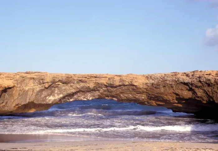 Framed Print : Caribbean, Aruba. Natural bridge Framed Print : Caribbean, Aruba. Natural bridge