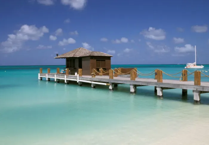 Framed Print : Caribbean, Aruba, Palm Beach