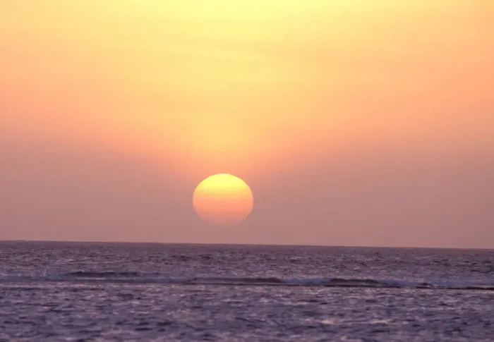 Framed Print : Caribbean, Aruba. Sunset