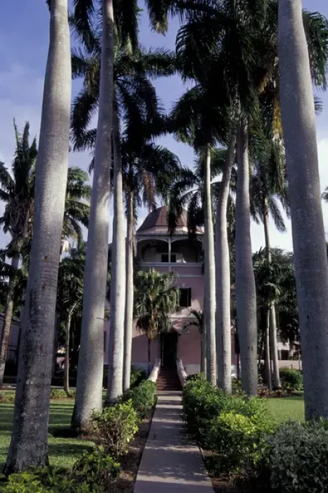 Framed Print : Caribbean, Bahamas, Nassau Library (former jail)